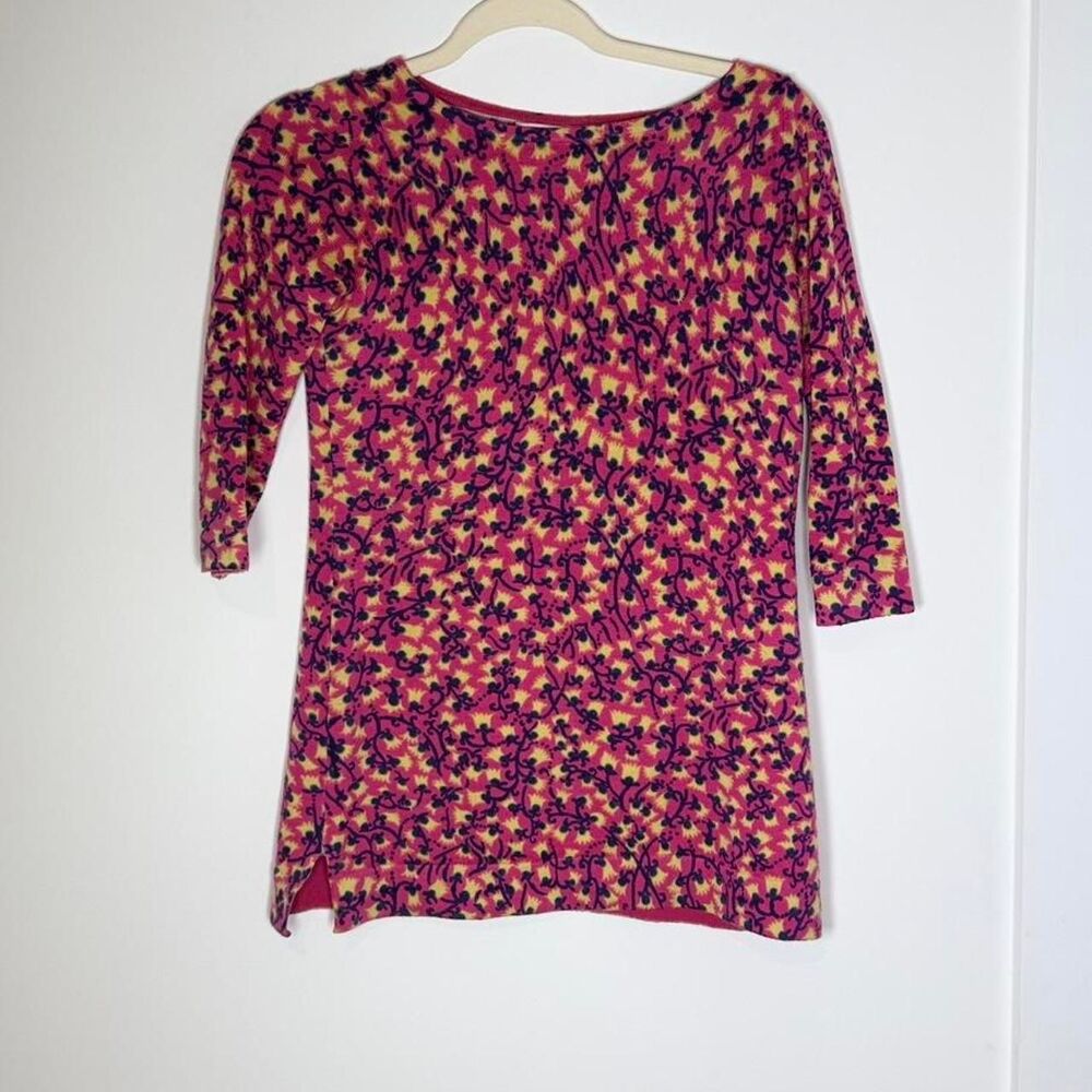 Lilly Pulitzer Anna Azalea Tunic 3/4 Sweater 100% Merino Wool Small